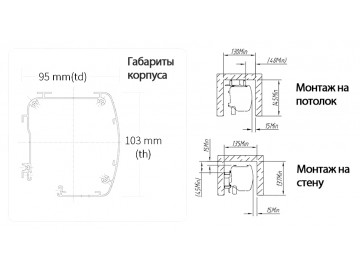 Потолочный экран Sonic Rollex 100" 16:9